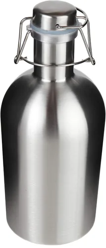 Vista 2 de Trenton Gifts Groler de acero inoxidable a prueba de fugas Capacidad para 2 litros