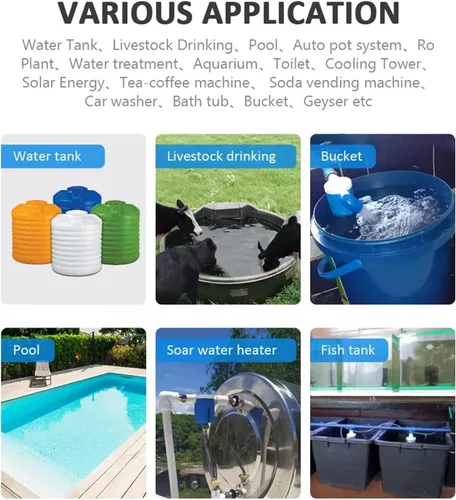 Vista 6 de Válvula de flotador Válvula de control de nivel de agua automática superior de 1 "para tanque Válvula de flotador macho de entrada superior de 1
