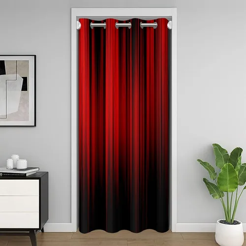 Vista 7 de Feelyou Math Equation - Cortina de puerta (1 panel, 34 x 80 pulgadas)
