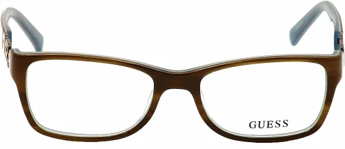 Vista 6 de Guess GU2406 - Marco para lentes de 2.047 in de diámetro GU240652E50, Marrón sobre azul