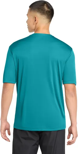 Vista 3 de Sport-Tek camiseta de competición para hombre con contraste de color.