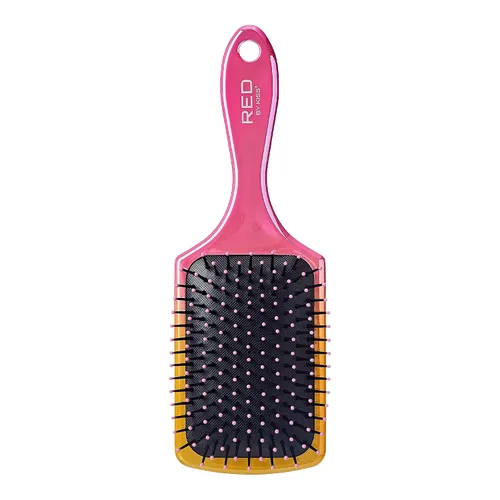 Vista 8 de RED by Kiss Cepillo desenredante para hombres, mujeres y niños. Cepillos desenredantes de carbón de cristal para cabello grueso, rizado, natural