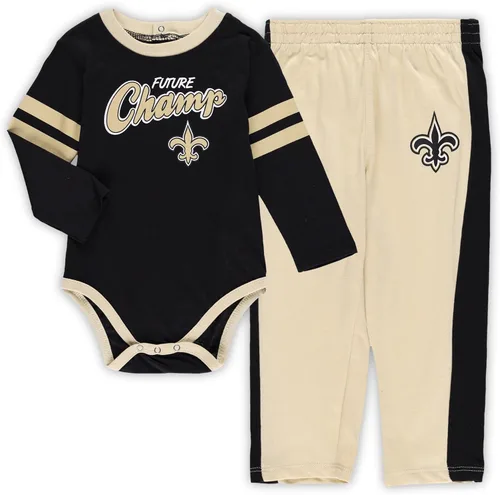 Vista 10 de Outerstuff NFL Little Kicker - Conjunto de 2 piezas para recién nacidos, mameluco y pantalón