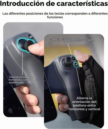Vista 6 de MOVMAX Mando a distancia inalámbrico para DJI Osmo Pocket 4/3/2