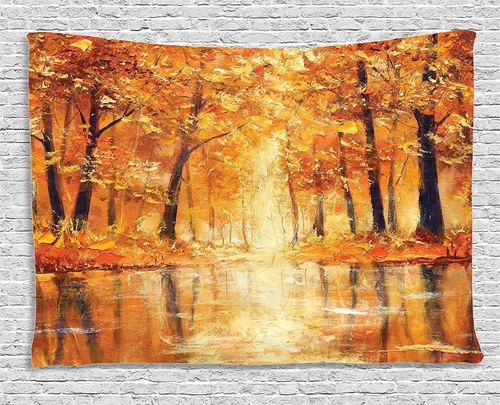 Vista 164 de Ambesonne Tapiz de arte afro, hombre negro fuerte con una corona de trazos impresión de pintura moderna, decoración de tela para colgar en la pared