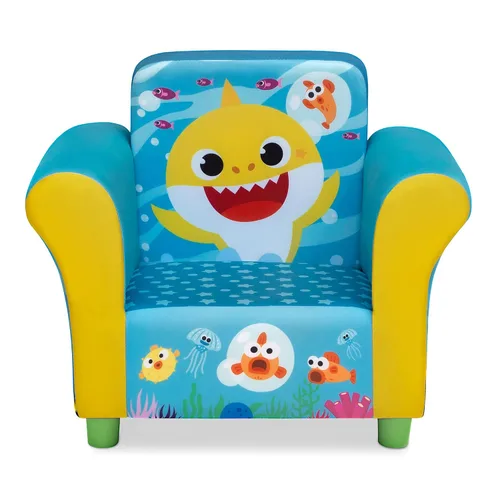 Vista 3 de Delta Children Silla tapizada, Baby Shark & Figural Tapizada Silla para niños, madera, Disney Mickey Mouse