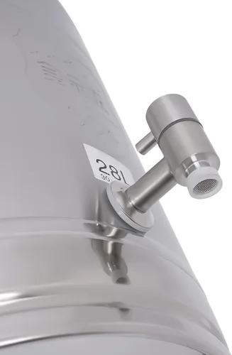 Vista 6 de Lata de leche de acero inoxidable de 28L/7.4 galones, jarra de leche resistente, cubo de leche, cubo de vino, botella de cubo de almacenamiento