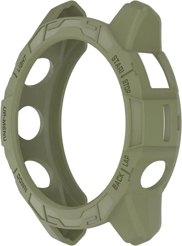 Vista 4 de Fundas protectoras para Garmin Fenix 7X Pro/Epix Pro 51MM - Funda de TPU suave parachoques resistente a prueba de golpes Carcasa protectora - Negro