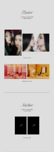 Vista 5 de Red Velvet Irene & SEULGI - Monster (1er mini álbum)+Póster plegado+Juego de tarjetas fotográficas adicionales (Nota media)