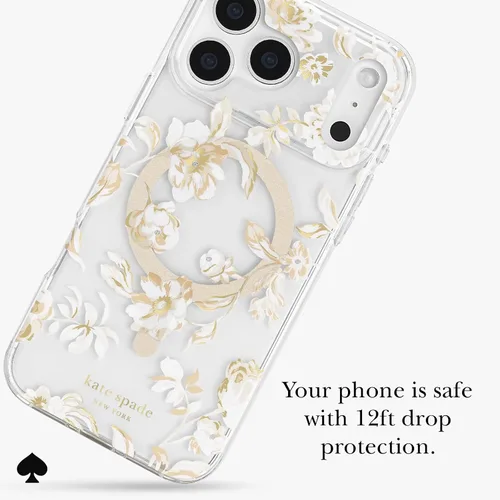 Vista 4 de kate spade new york Funda para iPhone 18 Pro - Toile de otoño