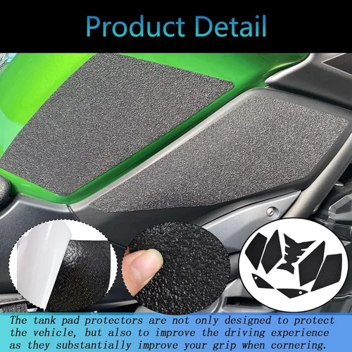 Vista 3 de Protector de tanque de gasolina para motocicleta, calcomanía para almohadilla de tanque, tapa de combustible, compatible con accesorios Z900 Z 900