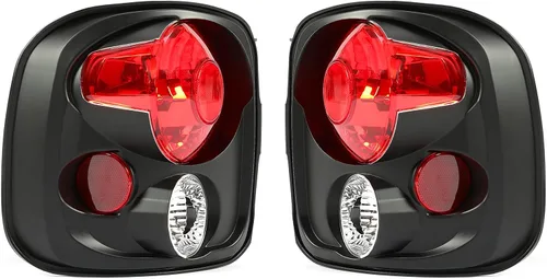 Vista 2 de Kojem Luz trasera compatible con Chevy Silverado 1999-2004 y GMC Sierra Stepside Lámparas de freno traseras de plástico con par de bombillas carcasa