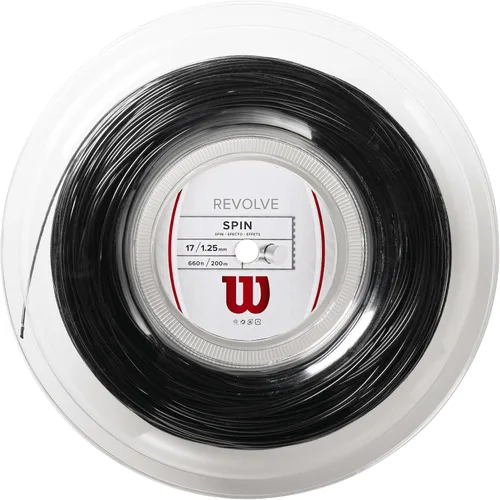 Vista 13 de WILSON Cuerda de tenis Revolve - Set y carrete de 656.2 ft Negro