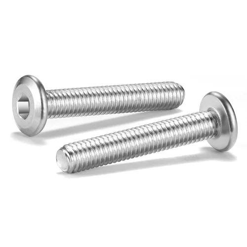 Vista 25 de 20 tornillos hexagonales de cabeza plana M5 x 0.236 in, acero inoxidable 304 18-8, rosca completa (con llave hexagonal)