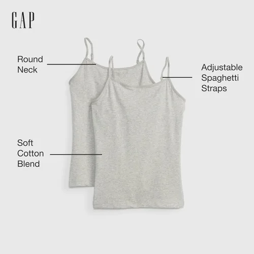 Vista 2 de GAP Paquete de 2 camisetas básicas para niñas