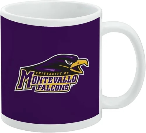 Vista 390 de Taza de cerámica con el logotipo principal de la Universidad Rider, taza de regalo novedosa para café, té y bebidas calientes, 11oz, blanca