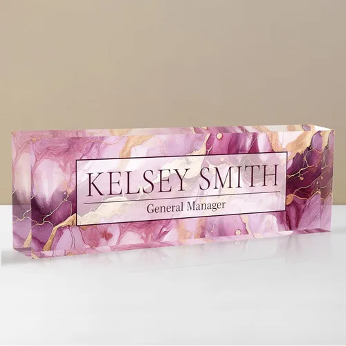 Vista 13 de Placa de nombre personalizada para escritorio, placa de nombre de escritorio personalizada, placa de nombre acrílica, accesorios de escritorio