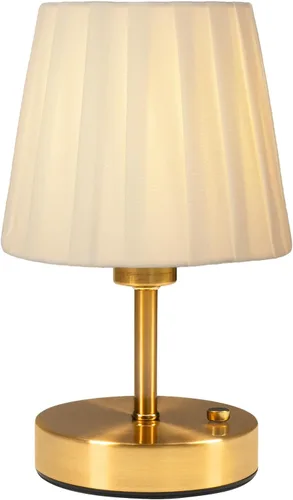 Vista 12 de Lámpara de mesa recargable inalámb EppieBasic: carga rápida, luz cálida de 2700 K de Larga duración, diseño Vintage pequeño dorado para sala