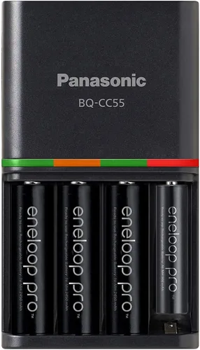 Vista 7 de Eneloop Panasonic pro AAA Baterías (paquete de 8) y cargador rápido avanzado pro de 4 horas