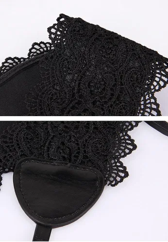 Vista 8 de Toptim Corsé bohemio de piel sintética con cinturón de encaje para mujer, paquete de 3