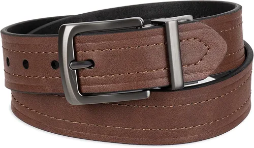 Vista 2 de Levi's Cinturón de mezclilla casual reversible para hombre