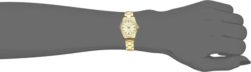 Vista 6 de Casio Reloj analógico de acero inoxidable dorado LTP-V005G-9A para mujer