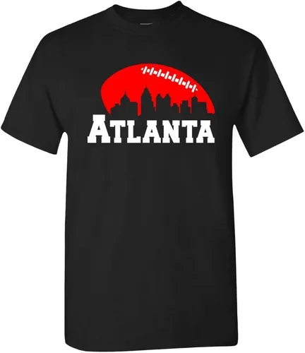 Vista 9 de Xtreme Apparrel City Skyline - Camiseta de hombre para los aficionados al fútbol americano Pittsburgh - Camisa negra
