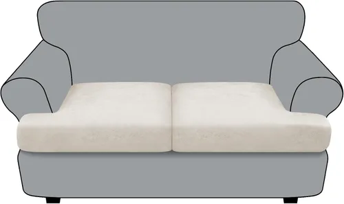 Vista 42 de Funda de cojín para sofá con aspecto de cuero, 1 unidad, elástica, para sala de estar, funda de cojín individual para sofá, protector de asiento