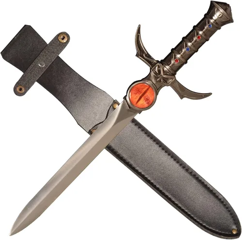 Vista 12 de SV Espada de anime hecha a mano para cosplay, espada mística de tigre-gato, espada mística, espada de presagios, ojo de Thundera/Tygra, varios