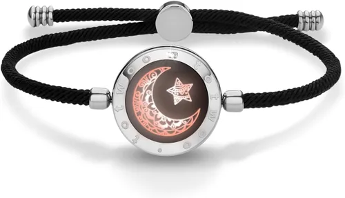 Vista 10 de TOTWOO Pulseras táctiles de larga distancia con sol y luna para parejas