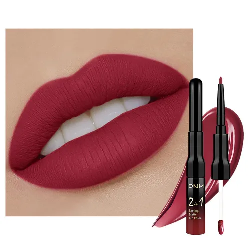 Vista 10 de evpct Juego de 3 lápices labiales líquidos y delineadores de labios para mujeres, 24 horas de larga duración, 24 horas, lápiz labial mate de larga