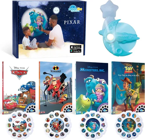 Vista 15 de Moonlite Juego de iniciación Storytime: proyector y 4 historias bíblicas Learning Gift for Children Ages 1 Year and Up, Ideal for Bedtime