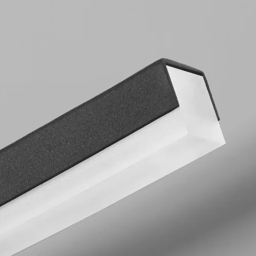 Vista 4 de PRESDE Lámpara LED de Tocador de Baño de 24", Moderna Luminaria de Barra de Pared Negra Sobre Espejo Regulable 3CCT