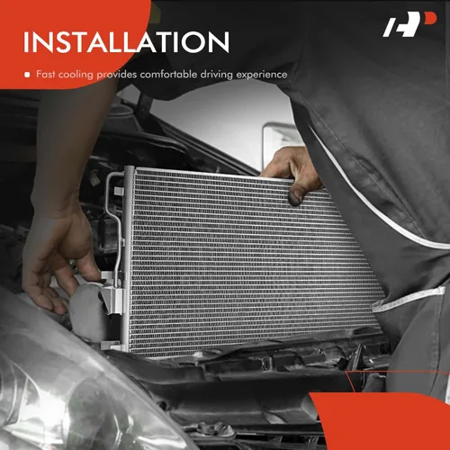 Vista 7 de A-Premium Aire acondicionado Condensador A/C Compatible con Mazda 3 2004-2009 2.0L 2.3L, 5 2006-2010 2.3L
