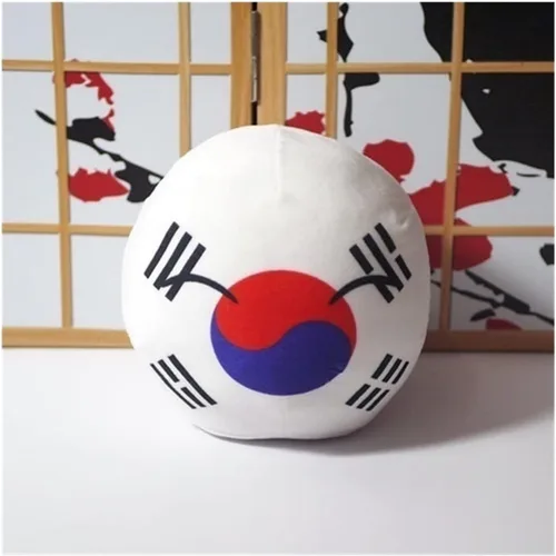 Vista 9 de 7.9 pulgadas, pelota de Polonia, Countryballs, Canadá, Reino Unido, Francia, baile de campo, decoraciones, cosplay de anime, juguetes de peluche