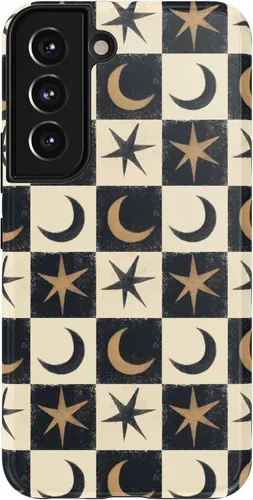 Vista 171 de Casely Funda para Galaxy S9 Postura de cadáver Yoga de esqueleto Diseño protector delgado esencial de doble capa