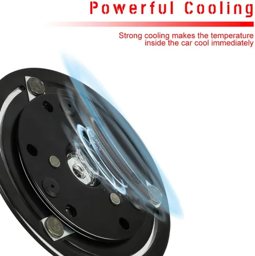Vista 5 de CCIYU Embrague del compresor de CA para el coche 1993-1998 para el embrague del compresor del aire acondicionado de Mercury Villager 3.0L