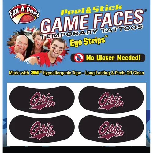 Vista 108 de Fan-A-Peel Tatuajes temporales sin agua del estado de Louisiana, hipoalergénicos, para despegar y pegar, tatuajes temporales impermeables