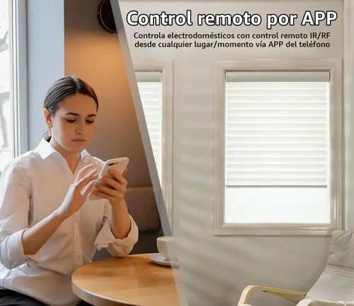Vista 5 de Rollerhouse s WiFi IR & RF - Hub de control remoto inteligente para domótica inteligente, TV, cortina, control remoto de sombras, control