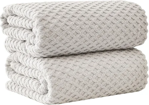 Vista 91 de Great Bay Home - Toallas de mano 100% algodón blanco, 6 toallas de baño suaves para manos, altamente absorbentes y de secado rápido, colección 01