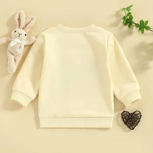 Vista 86 de Traje de San Valentín para bebé, niña, niño, traje de San Valentín, sudadera de manga larga con estampado de corazón