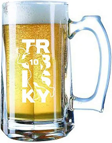 Vista 2 de Hat Shark Taza de cerveza gigante grabada con láser, jarra de cerveza de 28 onzas, jugador atlético de deportes de fútbol (Allen #17)