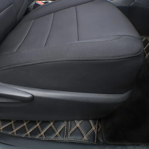 Vista 2 de EKR Compass 2011-2017 Juego completo de fundas de asiento de automóvil, ajuste personalizado para Jeep Compass, protector de asiento de automóvil