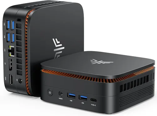 Vista 9 de KAMRUI Mini PC, Computadora de Escritorio Essenx E1 N95(hasta 3.4GHz) Mini Computadoras 16GB RAM 512GB SSD Micro PC, Mini Tower Desktop PC