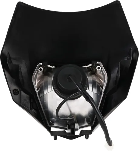Vista 3 de AnXin Faro delantero universal para motocicleta SX SXF XC XCW EXC XCF CRF YZF KLX RMZ TX 50 85 125 150 250 300 350 450 500 525 Enduro Supermoto negro
