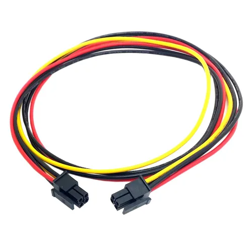 Vista 6 de xiwai Cable de alimentación ATX para conector Molex Micro Fit de 4 pines macho a 4 pines macho de alimentación 12 V Cable 23.6 in 20 AWG Paso =