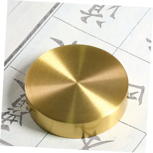 Vista 6 de BESTOYARD 5 unids pisapapeles chino escritura página lupa para lectura escritura negro catalpa papel plano Lupas de Feng Shui ornamento cúpula lupa