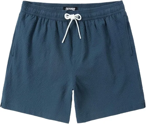 Vista 16 de Men's Swim Shorts Seersucker Swimming Trunks for Men Beach Shorts Quick Dry Bathing Suit 5"/7"/9" with Pockets