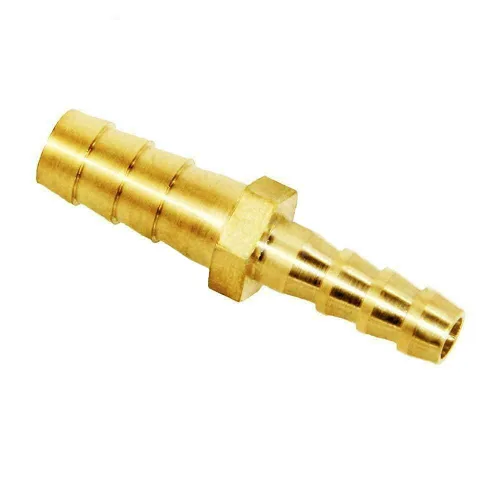 Vista 13 de Joywayus Reductor de púas de manguera de 1/2 "a 3/4" empalme reductor de ajuste de púas, unión hexagonal de latón para agua/combustible/aire