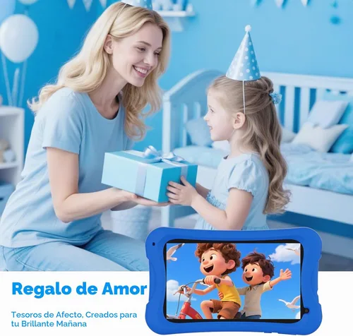 Vista 7 de DigiLand - Tablet para niños de 7 pulgadas, Android 13 GO Learning Tablet para niños de 2 a 12 años, tableta para niños pequeños, 4 GB de RAM